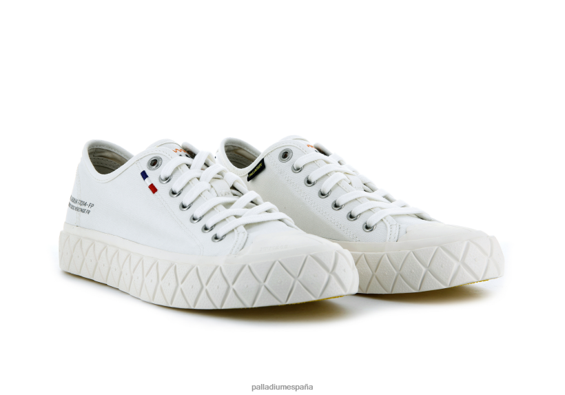unisexo lienzo palla ace Palladium estrella blanca zapatos DF42XP187