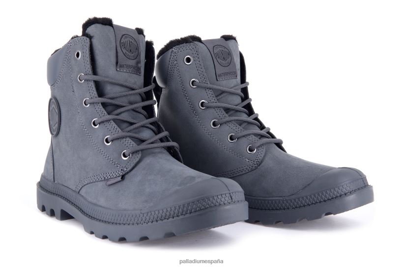 unisexo manguito deportivo pampa wps Palladium sombra oscura botas DF42XP85
