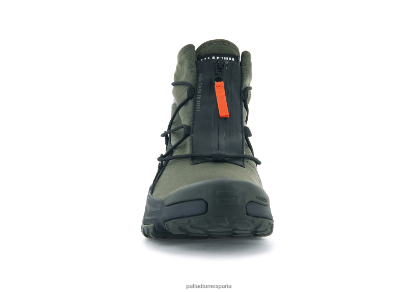 unisexo off-grid hi zip impermeable plus Palladium noche de oliva zapatos DF42XP179