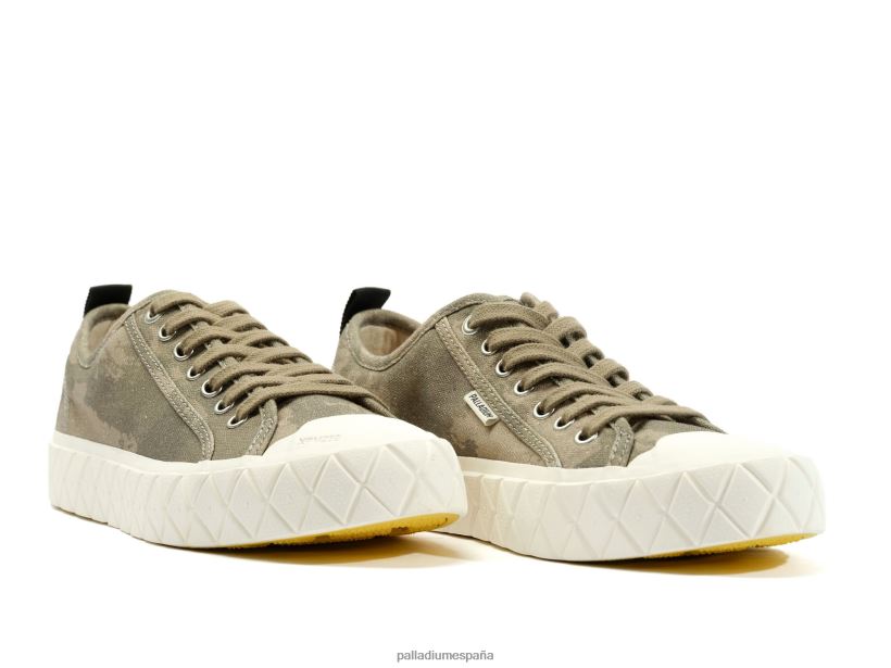 unisexo pala ace lo camo Palladium verde oscuro zapatos DF42XP195