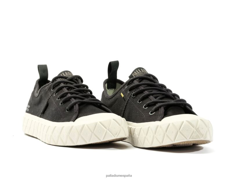 unisexo palla ace lo Palladium negro zapatos DF42XP158