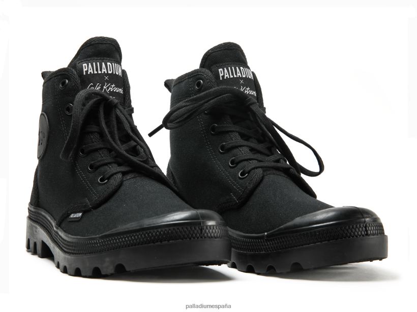 unisexo pallabrousse x kitsune Palladium negro botas DF42XP27