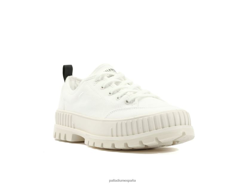 unisexo pallashock lo organico 2 Palladium estrella blanca zapatos DF42XP165