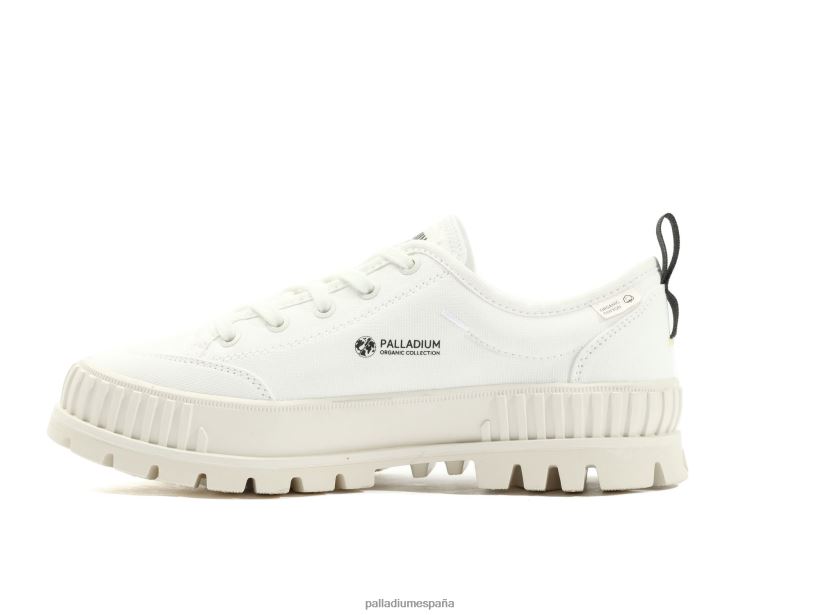 unisexo pallashock lo organico 2 Palladium estrella blanca zapatos DF42XP165