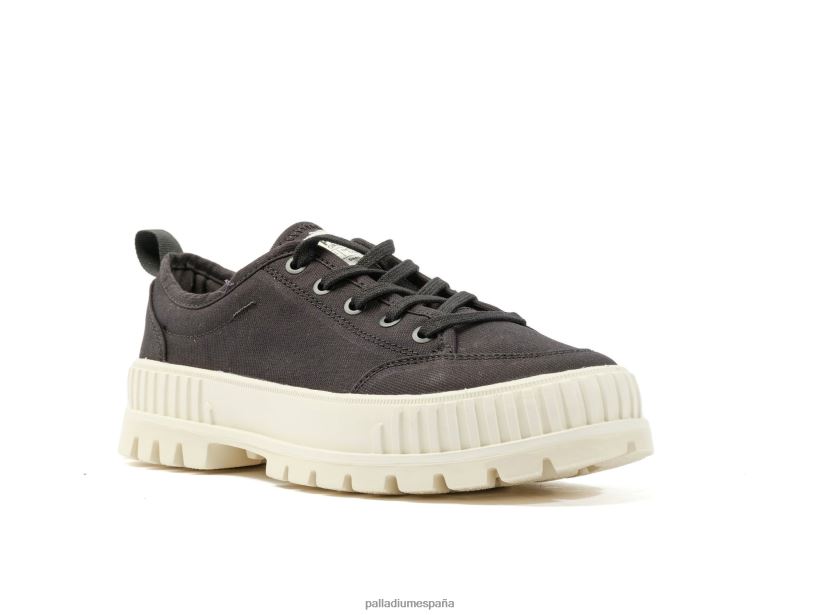 unisexo pallashock lo organico 2 Palladium negro zapatos DF42XP162