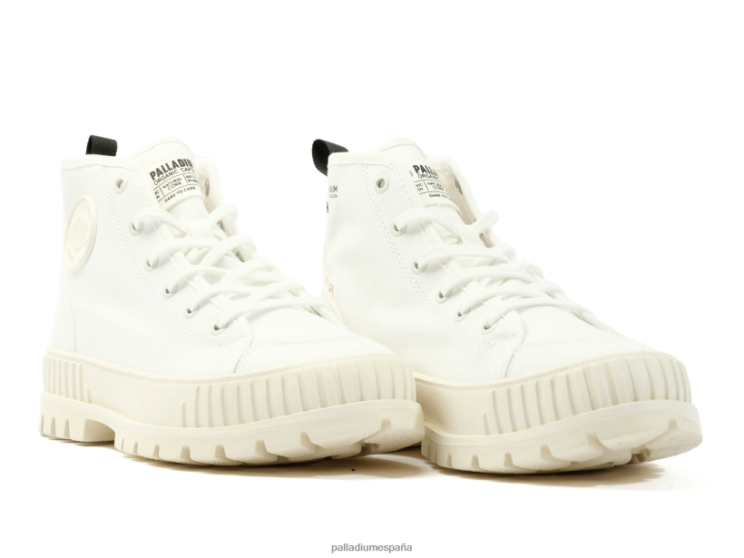 unisexo pallashock orgánico 2 Palladium estrella blanca zapatos DF42XP134