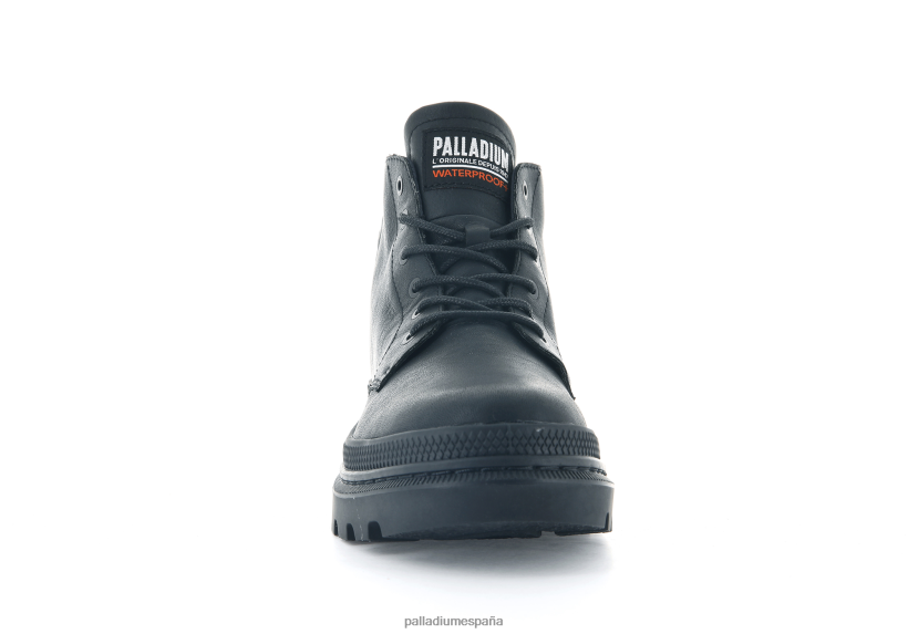 unisexo pallatrooper hi-2 Palladium negro botas DF42XP76