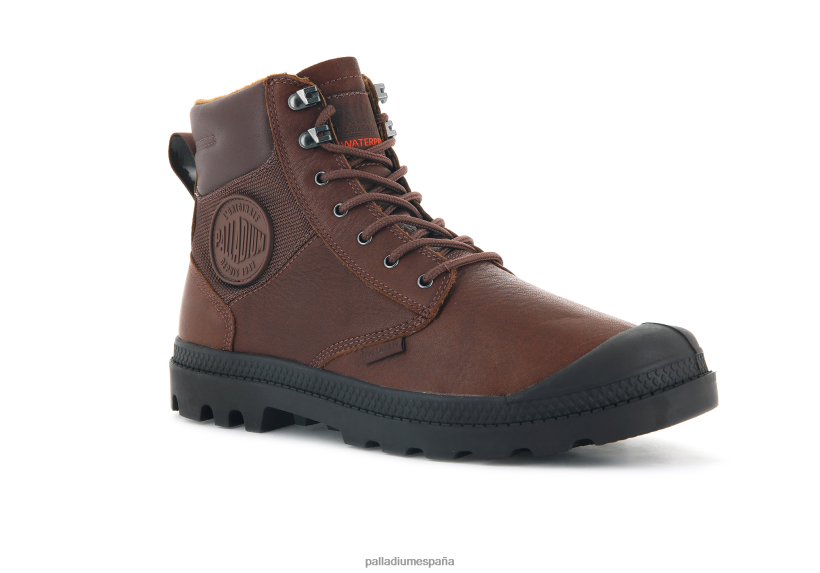 unisexo pampa escudo wpplus lth Palladium caoba botas DF42XP83