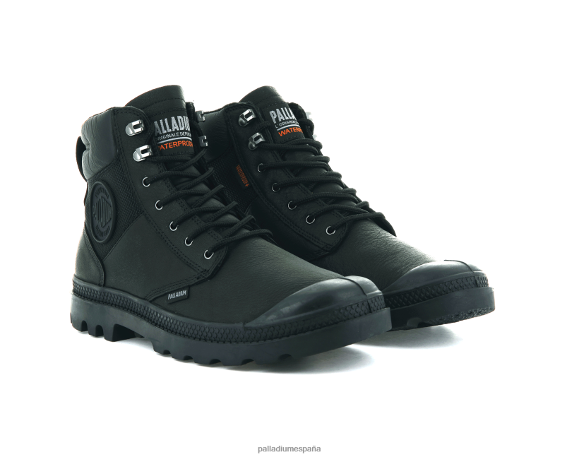 unisexo pampa escudo wpplus lth Palladium negro botas DF42XP100