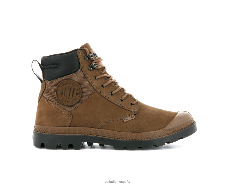 unisexo pampa escudo wpplus lux Palladium caoba botas DF42XP127