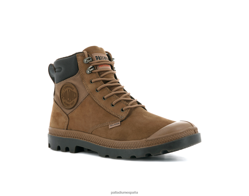 unisexo pampa escudo wpplus lux Palladium caoba botas DF42XP127
