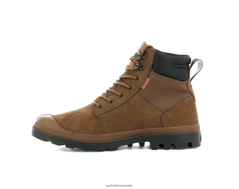 unisexo pampa escudo wpplus lux Palladium caoba botas DF42XP127