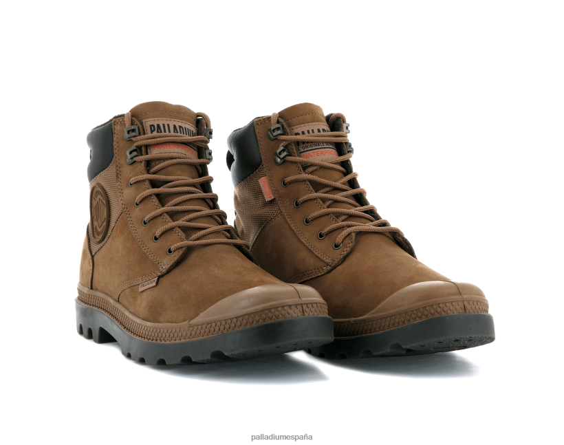 unisexo pampa escudo wpplus lux Palladium caoba botas DF42XP127