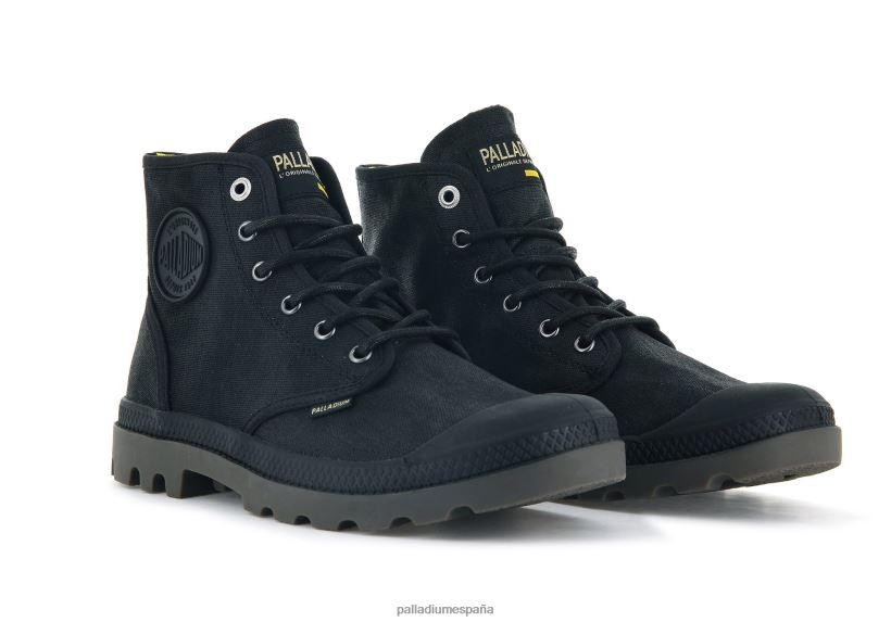 unisexo pampa hola cera Palladium negro botas DF42XP78