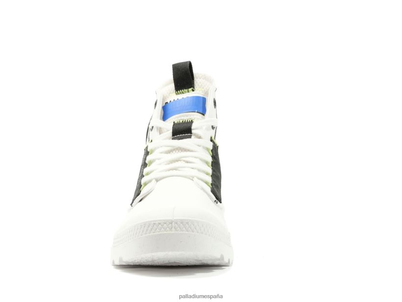 unisexo pampa hola re-artesanal Palladium estrella blanca/azul botas DF42XP3