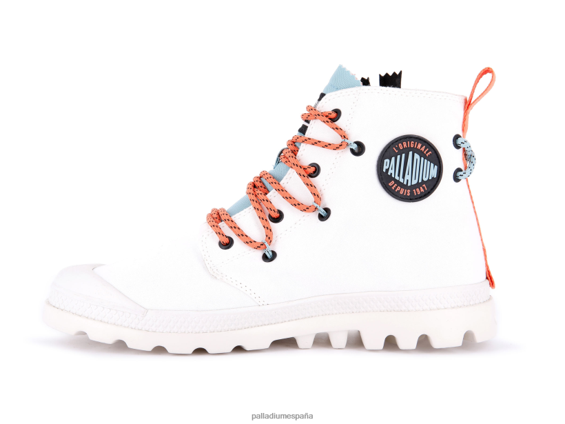 unisexo pampa lite encaje Palladium estrella blanca botas DF42XP42