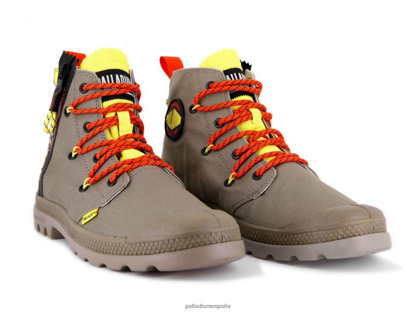 unisexo pampa lite encaje Palladium verde oscuro botas DF42XP40