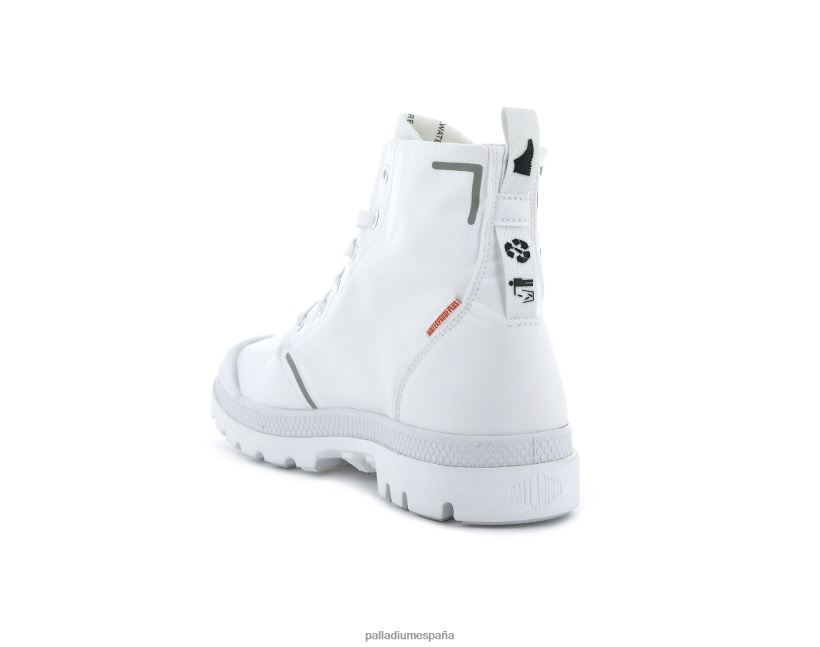 unisexo pampa liteplus recicla wpplus Palladium blanco botas DF42XP103