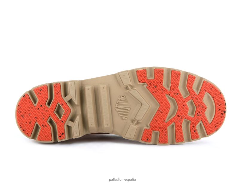 unisexo pampa liteplus recicla wpplus Palladium bronceado/humor índigo botas DF42XP63