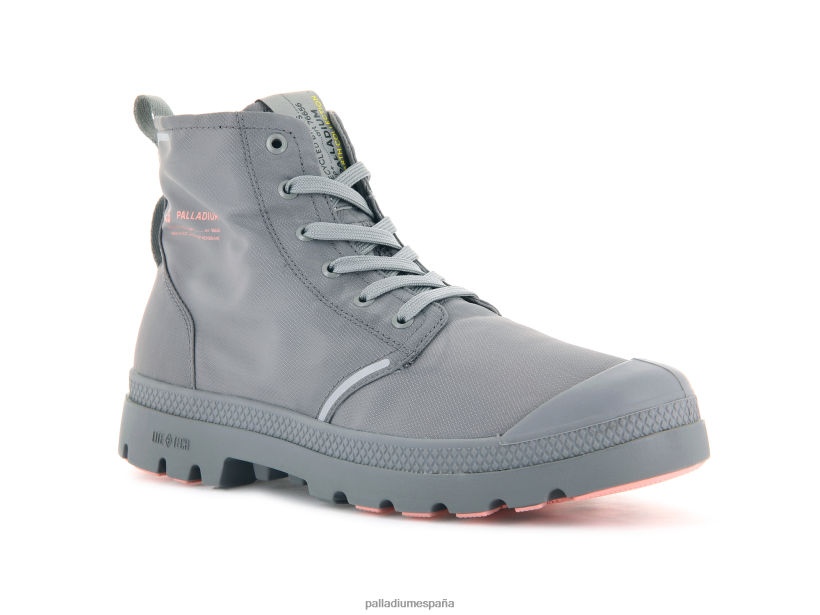 unisexo pampa liteplus recicla wpplus Palladium franela gris botas DF42XP123