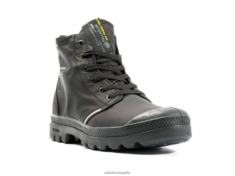 unisexo pampa liteplus recicla wpplus Palladium negro botas DF42XP104
