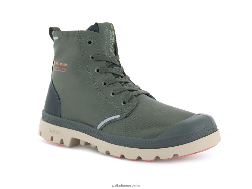 unisexo pampa liteplus recicla wpplus Palladium noche de oliva/beluga botas DF42XP64