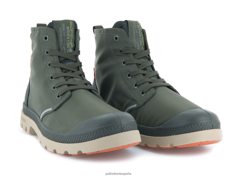 unisexo pampa liteplus recicla wpplus Palladium noche de oliva/beluga botas DF42XP64