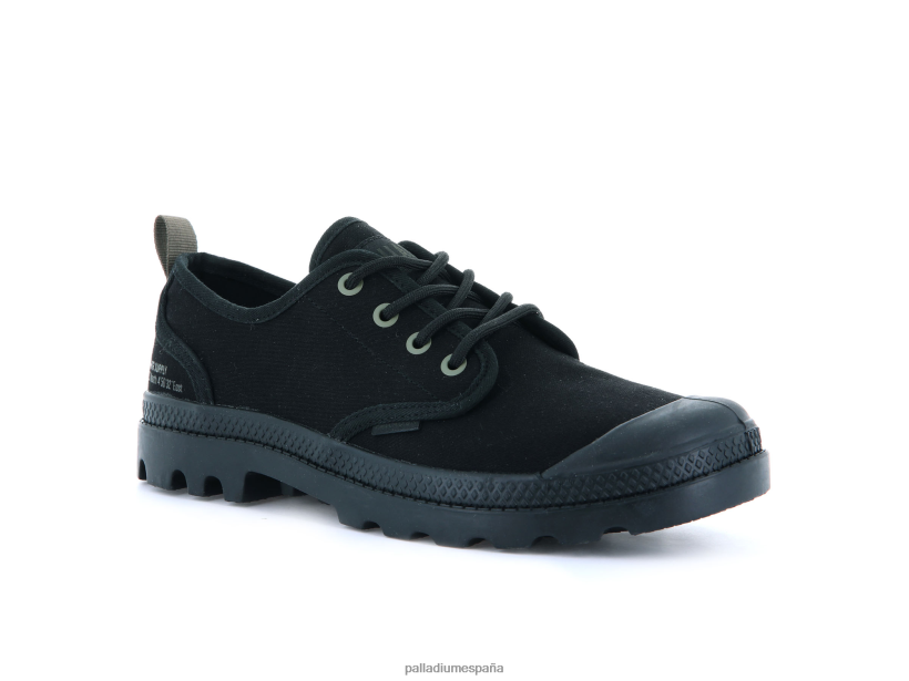 unisexo pampa oxford herencia Palladium negro zapatos DF42XP176