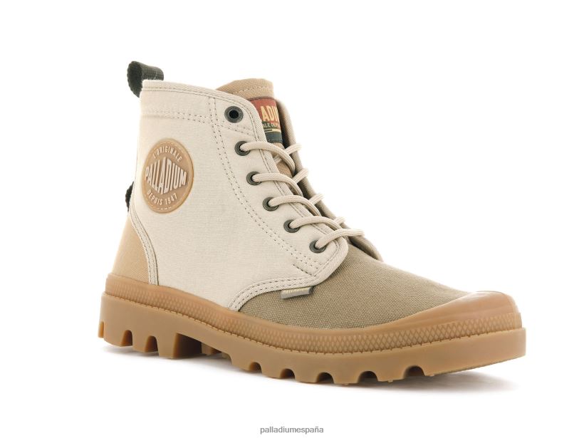 unisexo pampa sombra 75 Palladium marrón hueso botas DF42XP25