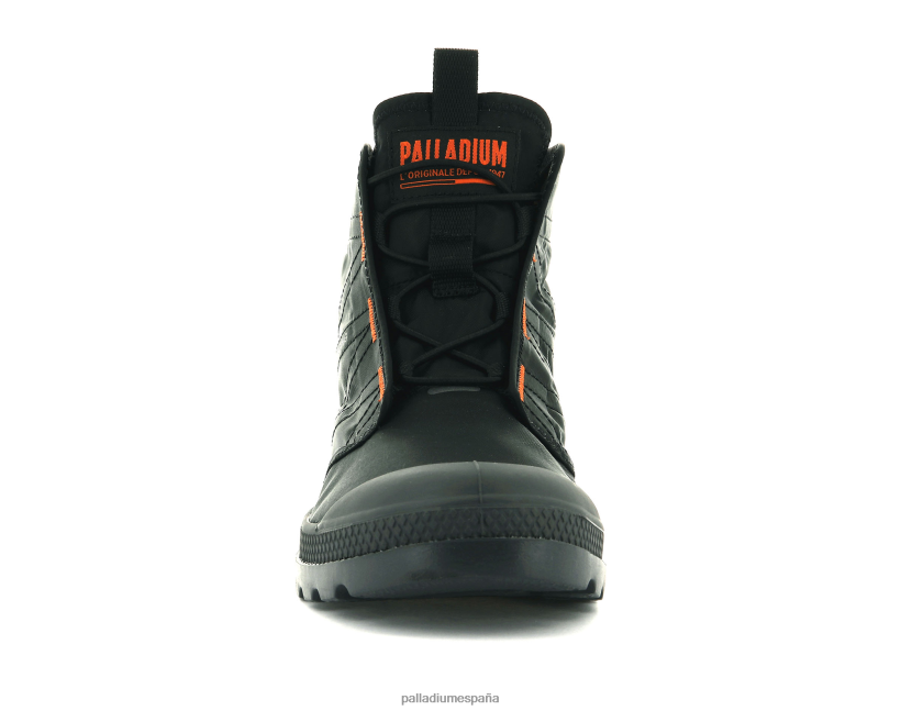 unisexo pampa travel lite Palladium negro botas DF42XP94