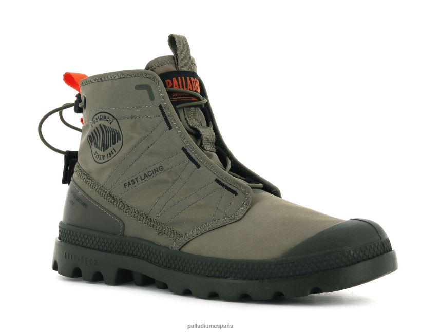 unisexo pampa travel lite Palladium verde oscuro botas DF42XP96