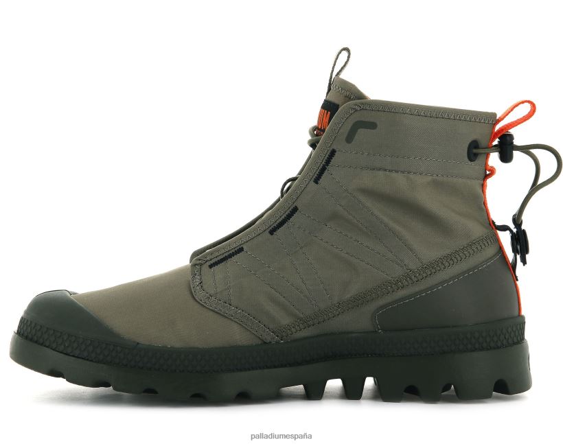 unisexo pampa travel lite Palladium verde oscuro botas DF42XP96