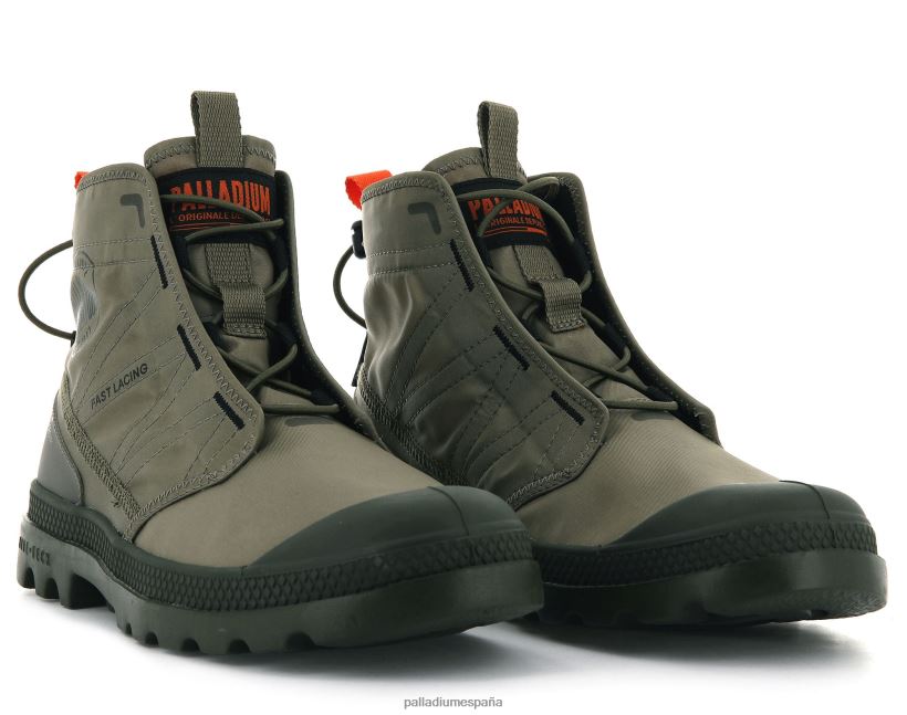 unisexo pampa travel lite Palladium verde oscuro botas DF42XP96