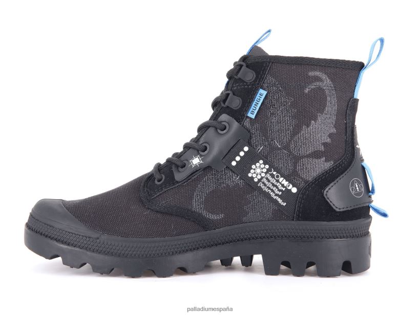 unisexo pampa x destino Palladium negro botas DF42XP34