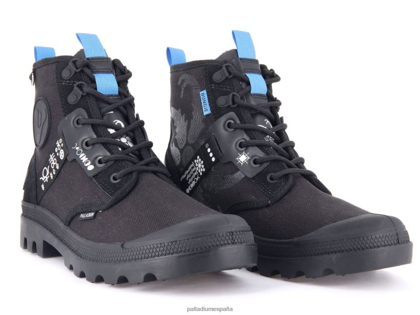 unisexo pampa x destino Palladium negro botas DF42XP34