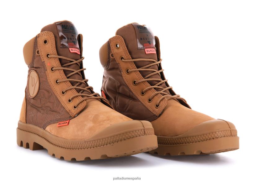 unisexo pampa x destino impermeable Palladium querido moreno botas DF42XP71