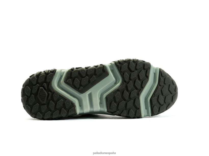 unisexo paquete ligero fuera de la red Palladium gris ácido zapatos DF42XP198