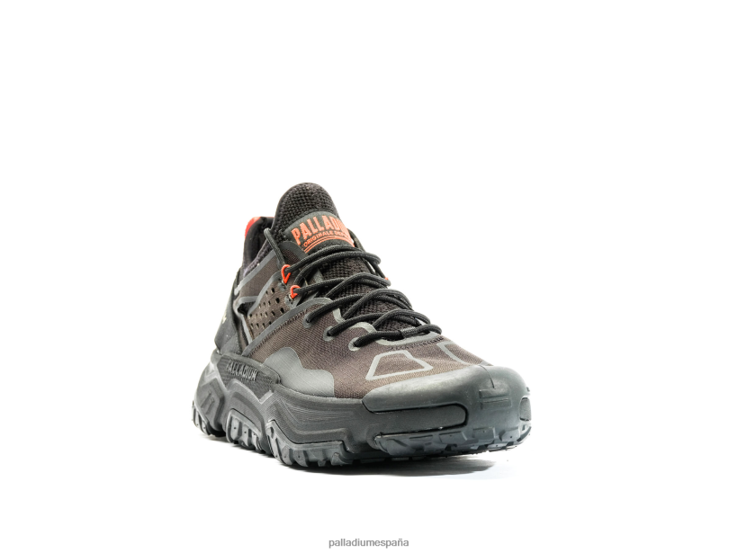 unisexo paquete ligero fuera de la red Palladium negro zapatos DF42XP197