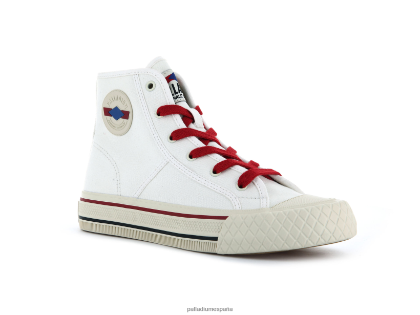 unisexo persiana palla Palladium estrella blanca zapatos DF42XP147