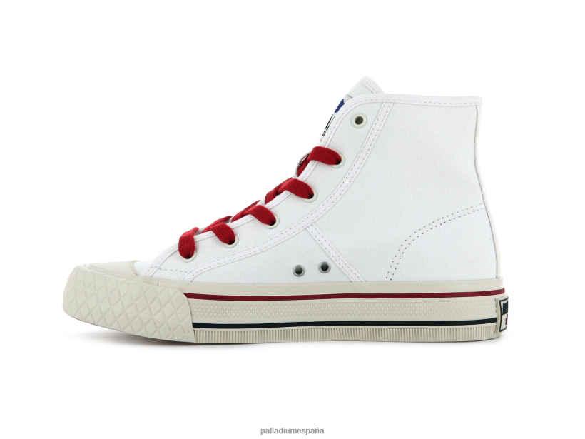 unisexo persiana palla Palladium estrella blanca zapatos DF42XP147