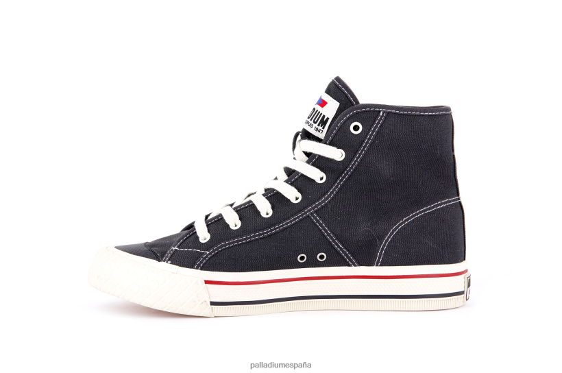 unisexo persiana palla Palladium negro zapatos DF42XP148