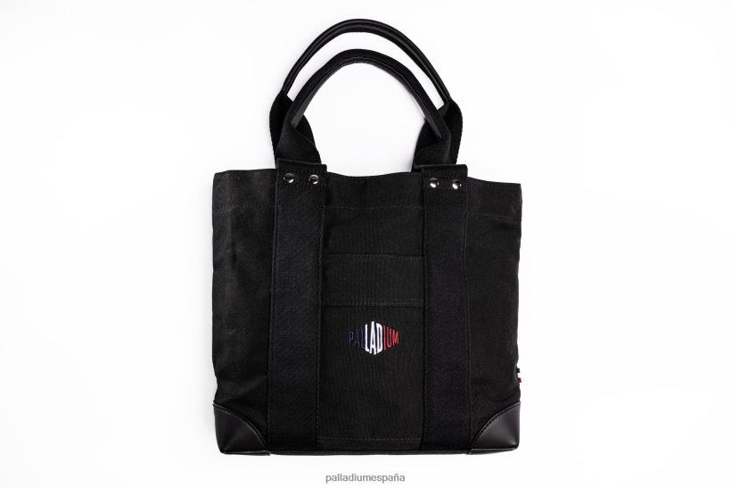 unisexo totebag pequeño de lona Palladium negro bolsas DF42XP322