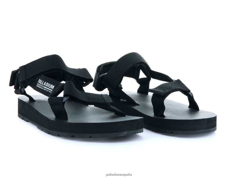 unisexo urbanidad al aire libre Palladium negro diapositivas DF42XP215