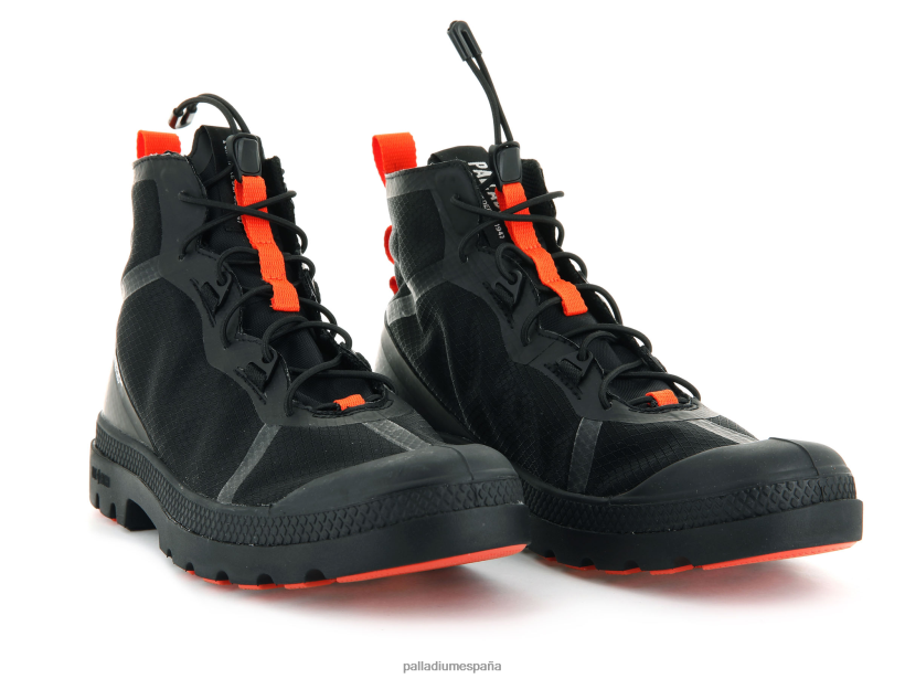 unisexo viaje liteplus aventura Palladium negro botas DF42XP57